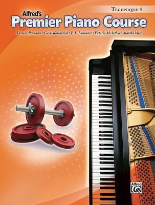 Alfred's Premier Piano Course, Technique 4 Alfred Music Publishing Music Books for sale canada