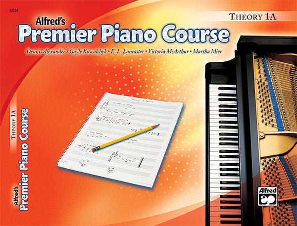 Alfred's Premier Piano Course, Theory 1A Alfred Music Publishing Music Books for sale canada