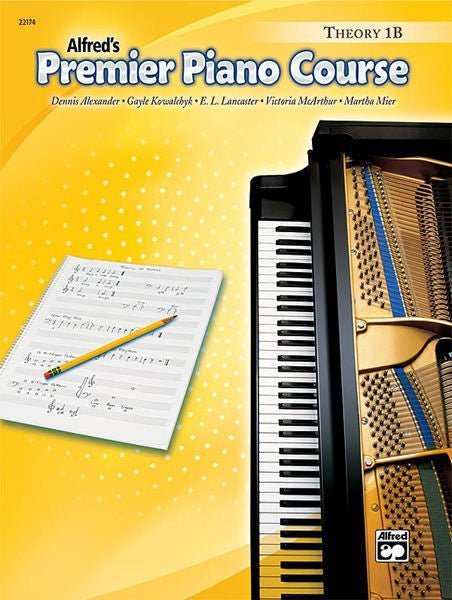 Alfred's Premier Piano Course, Theory 1B Alfred Music Publishing Music Books for sale canada