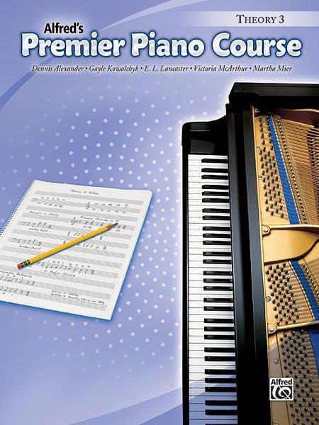 Alfred's Premier Piano Course, Theory 3 Default Alfred Music Publishing Music Books for sale canada