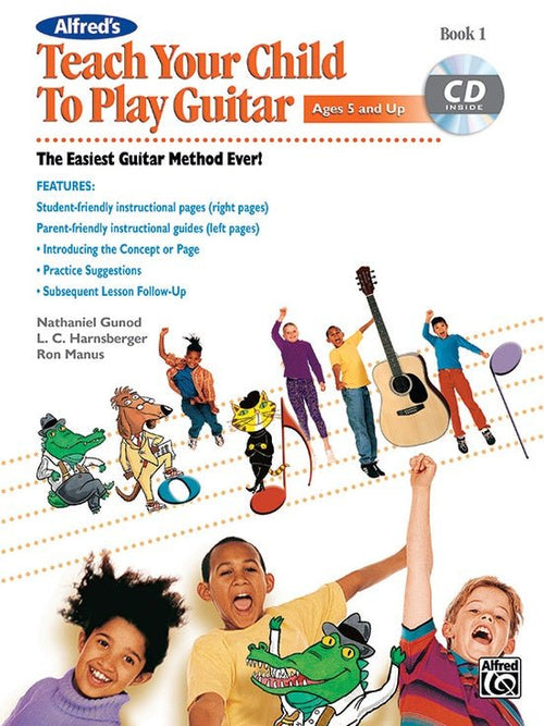 Alfred's Teach Your Child to Play Guitar, Book 1 The Easiest Guitar Method Ever! Alfred Music Publishing Music Books for sale canada