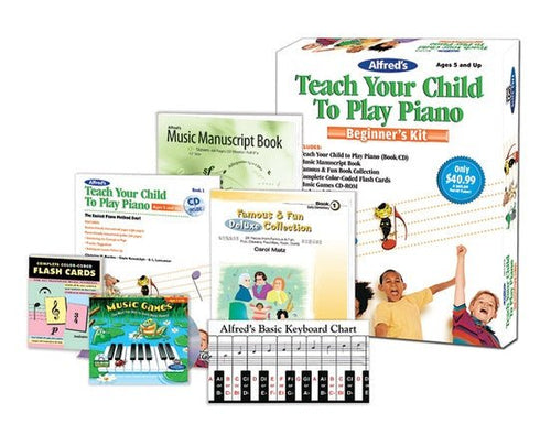 Alfred's Teach Your Child To Play Piano Beginner's Kit - Discontinued Alfred Music Publishing Music Books for sale canada