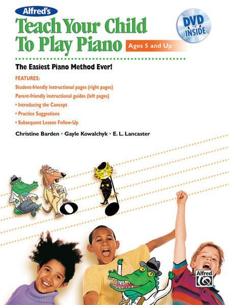 Alfred's Teach Your Child to Play Piano, Book 1 The Easiest Piano Method Ever! Default Alfred Music Publishing Music Books for sale canada