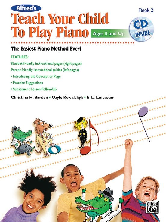 Alfred's Teach Your Child to Play Piano, Book 2 Default Alfred Music Publishing Music Books for sale canada
