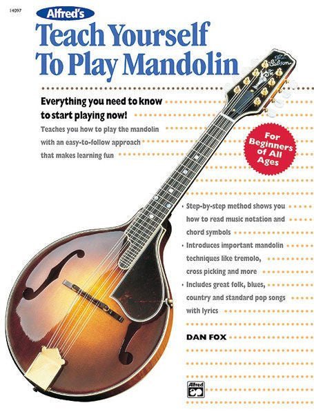 Alfred's Teach Yourself to Play Mandolin Default Alfred Music Publishing Music Books for sale canada