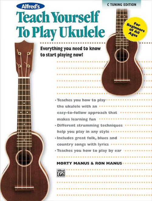 Alfred's Teach Yourself to Play Ukulele (Book & DVD/CD) Alfred Music Publishing Music Books for sale canada