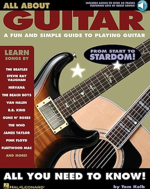 All About Guitar - A Fun and Simple Guide to Playing Guitar with CD Hal Leonard Corporation Music Books for sale canada
