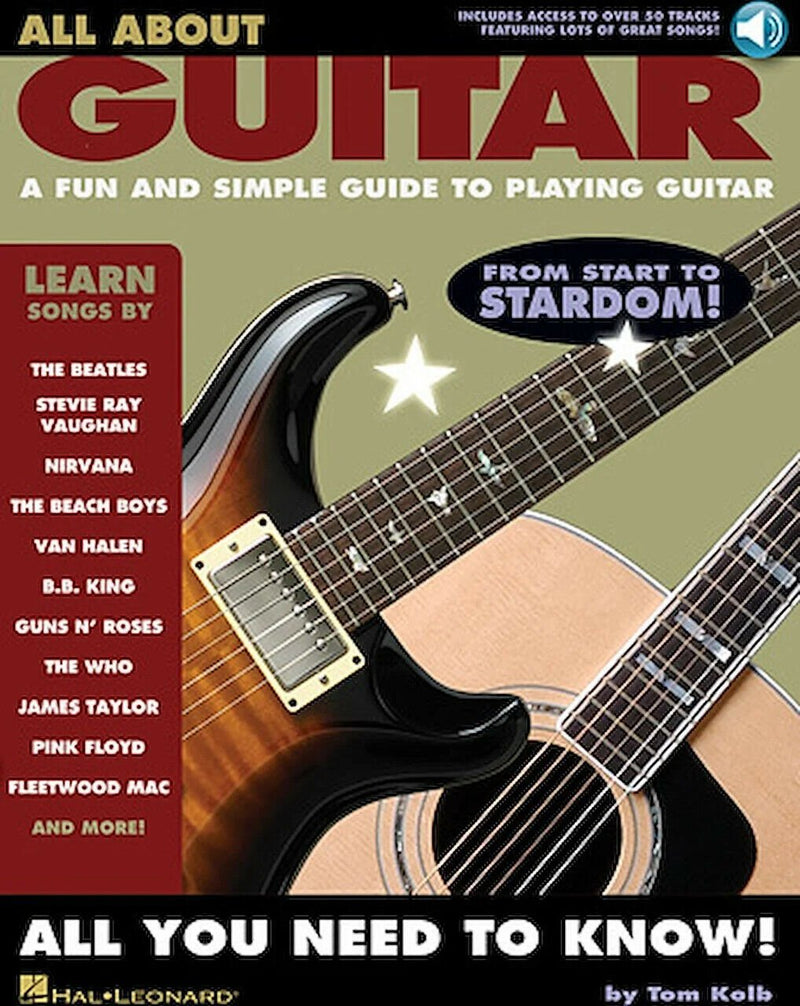 All About Guitar - A Fun and Simple Guide to Playing Guitar with CD Hal Leonard Corporation Music Books for sale canada