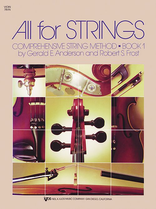 All For Strings, Comprehensive Method Book 1: Violin Book 1 Neil A. Kjos Music Company Music Books for sale canada
