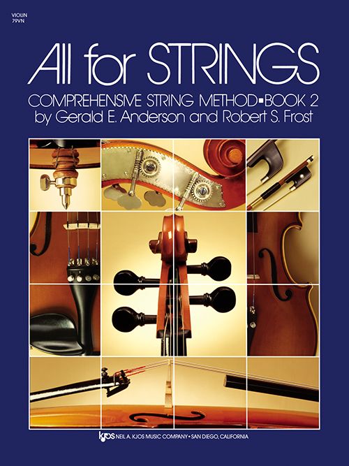 All For Strings, Comprehensive Method Book 2: Violin Kjos (Neil A.) Music Co ,U.S. Music Books for sale canada