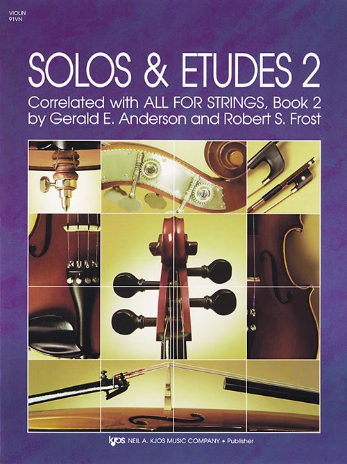 All For Strings, Solos & Etudes 2, For Violin Neil A. Kjos Music Company Music Books for sale canada