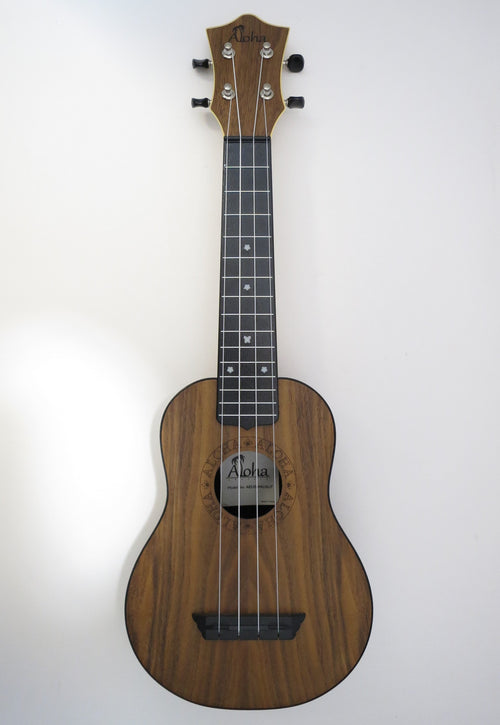 ALOHA Roundback ABS30 Soprano Ukulele - Walnut Aloha Ukulele for sale canada