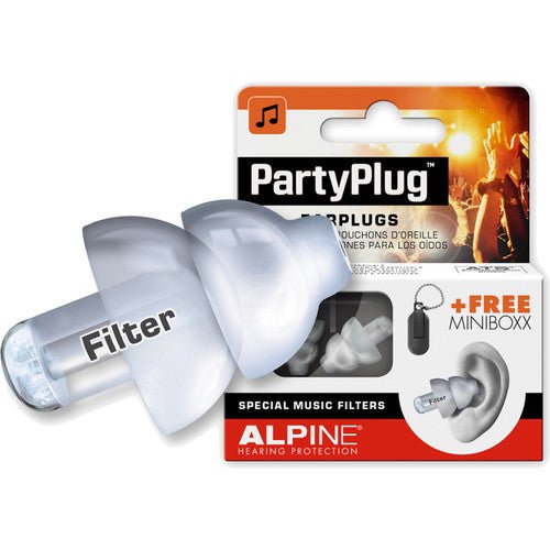 Alpine PartyPlug Earplugs (Clear) with Miniboxx ALPINE Accessories for sale canada