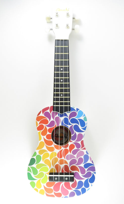 Amahi Rainbow Flower Soprano Ukulele DDUK-3 Amahi Ukulele for sale canada