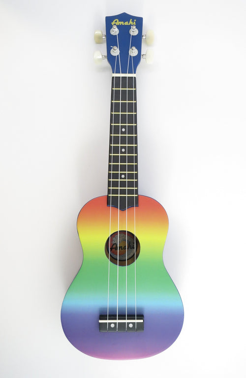 Amahi Rainbow Gradient Soprano Ukulele DDUK-1 Amahi Ukulele for sale canada