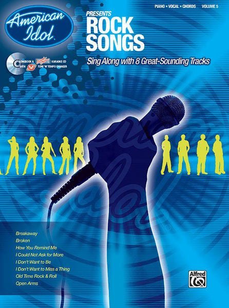 American Idol® Presents: Volume 5, Rock Songs Default Alfred Music Publishing Music Books for sale canada