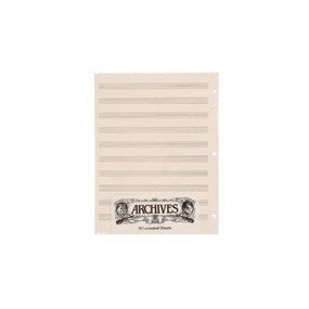 Archives Looseleaf Manuscript Paper , 10 Stave, 50 Pages Default D'Addario &Co. Inc Accessories for sale canada
