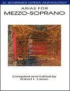 Arias for Mezzo-Soprano G. Schirmer Opera Anthology Default Hal Leonard Corporation Music Books for sale canada