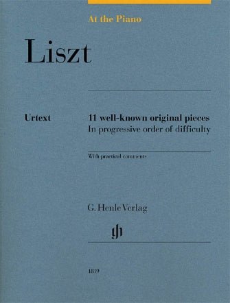 At The Piano Liszt 11 Well-Known Original Pieces Urtext Hal Leonard Corporation Music Books for sale canada