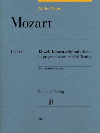 At The Piano Mozart Urtext 15 Well-Known Original pieces Hal Leonard Corporation Music Books for sale canada