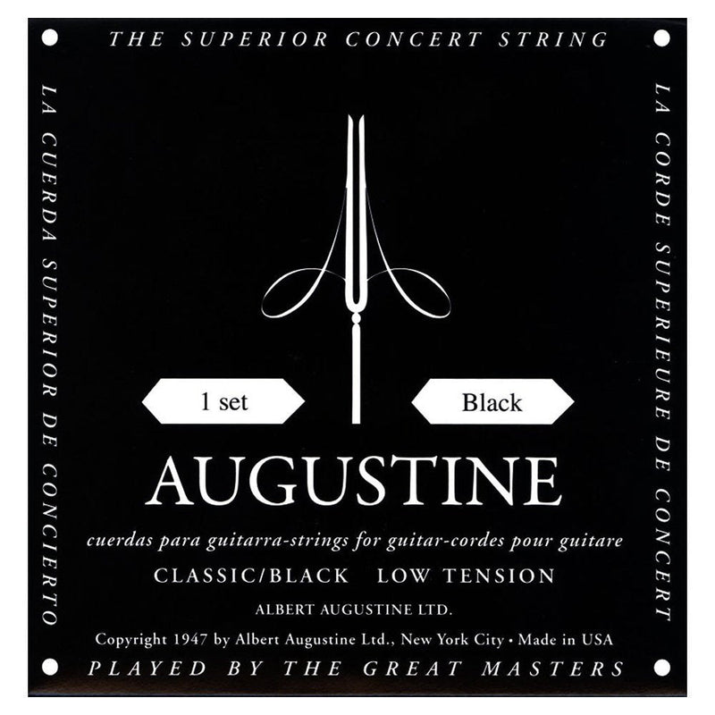 Augustine Classic Guitar Strings Black / Low Tension Albert Augustine Ltc. Guitar Accessories for sale canada