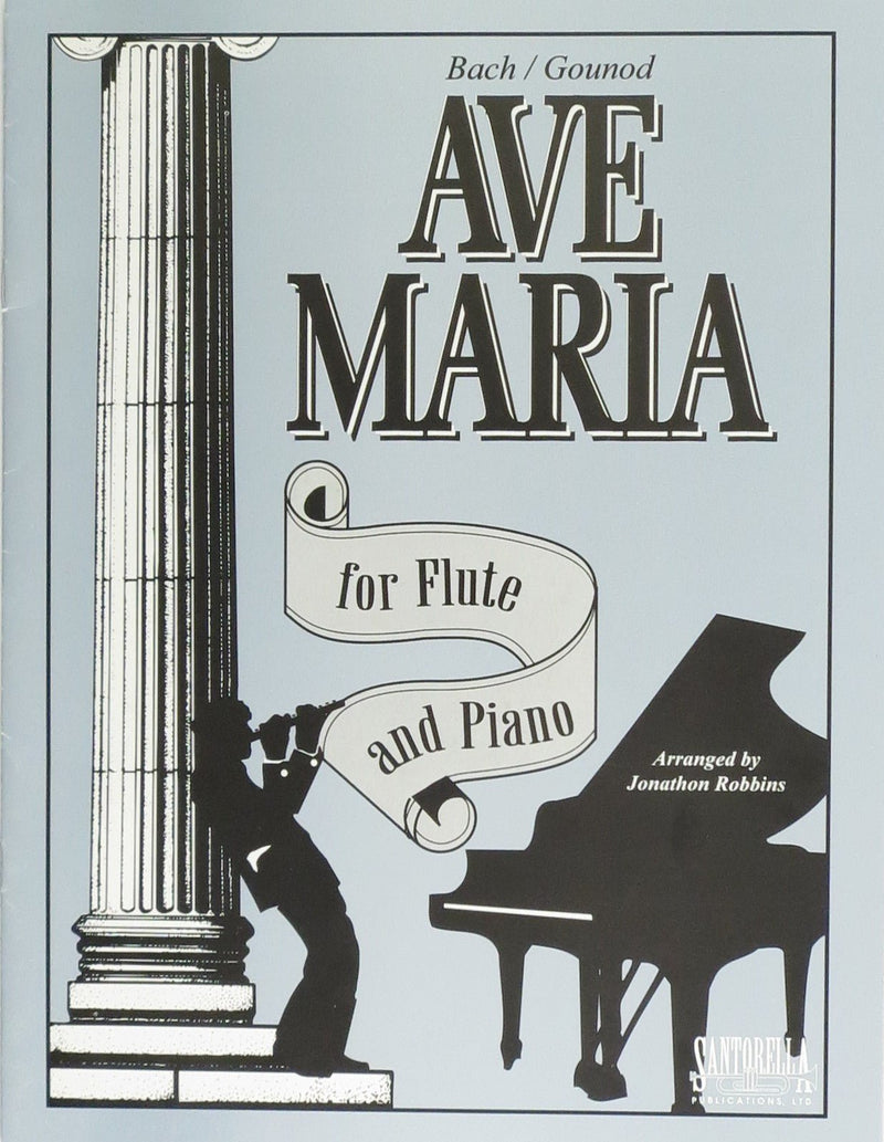 Ave Maria, Bach/Gounod, for Flute & Piano Santorella Publications Sheet Music for sale canada