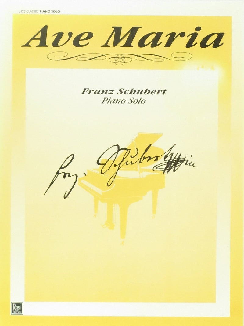 Ave Maria Franz Schubert for Piano Solo Mayfair Music Music Books for sale canada