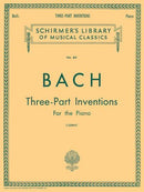 BACH 15 THREE-PART INVENTIONS Hal Leonard Corporation Music Books for sale canada