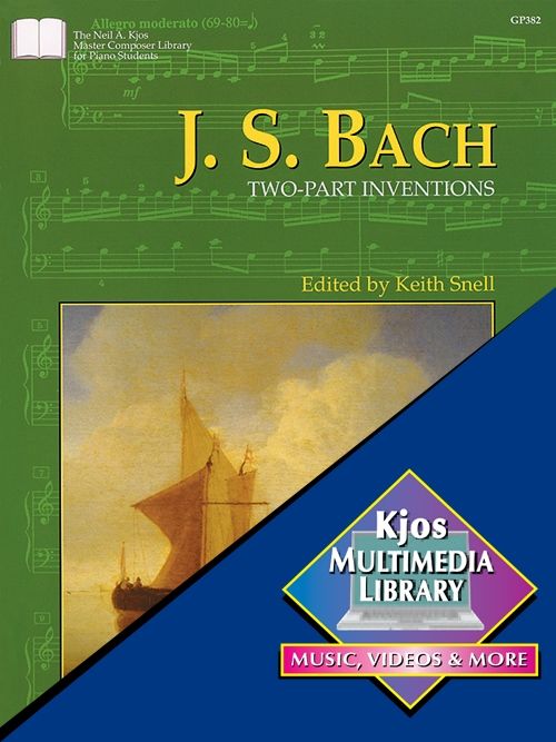 Bach -Two Part Inventions Kjos (Neil A.) Music Co ,U.S. Music Books for sale canada