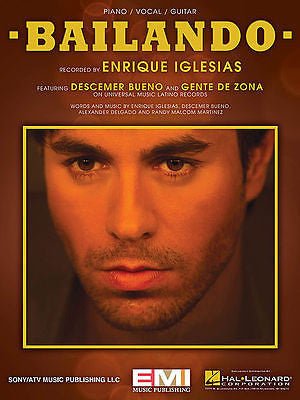 Bailando Enrique Iglesias for P/V/G Hal Leonard Corporation Music Books for sale canada
