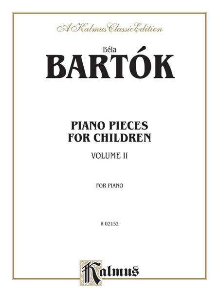 Bartok, Piano Pieces for Children, Volume II Nos. 22-42 Default Alfred Music Publishing Music Books for sale canada