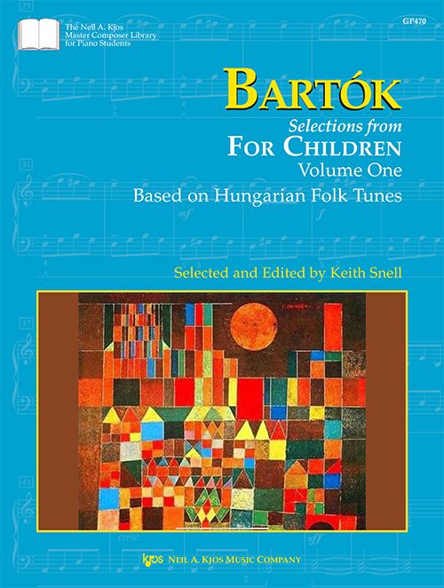 Bartók: Selections from For Children, Vol. 1 Kjos (Neil A.) Music Co ,U.S. Music Books for sale canada