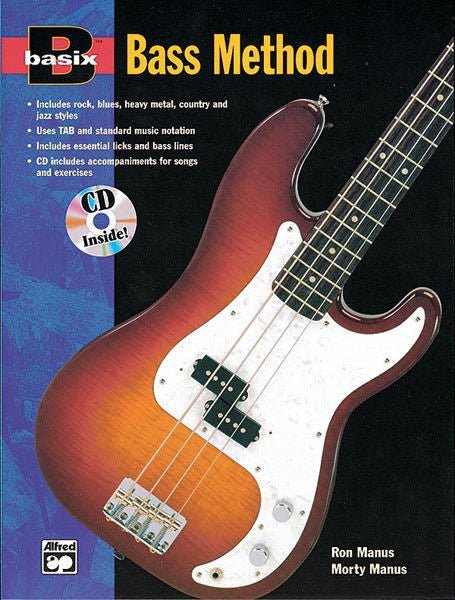 Basix®: Bass Method (Book & CD) Default Alfred Music Publishing Music Books for sale canada