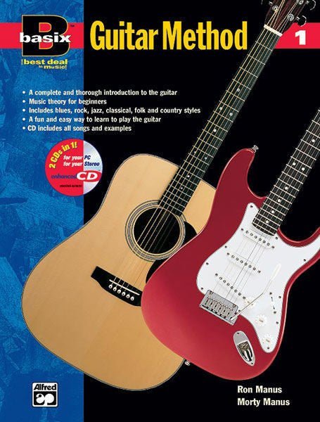 Basix®: Guitar Method, Book 1 Book & Online Access Alfred Music Publishing Music Books for sale canada
