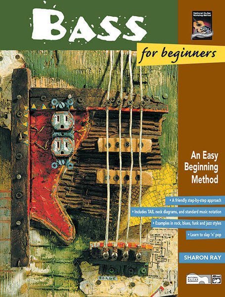 Bass for Beginners, An Easy Beginning Method (Book & CD) Default Alfred Music Publishing Music Books for sale canada