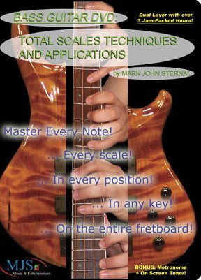 Bass Guitar DVD: Total Scales Techniques and Applications DVD MJS Music & Entrertainment DVD for sale canada