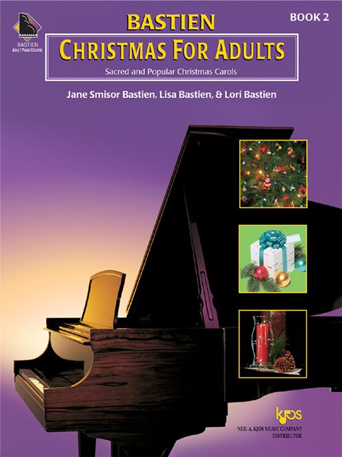 Bastien Christmas For Adults, Book 2 (Book & CD) Kjos (Neil A.) Music Co ,U.S. Music Books for sale canada