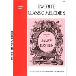 Bastien, Favorite Classic Melodies Primer Level Neil A. Kjos Music Company Music Books for sale canada