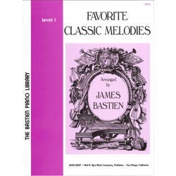 Bastien, Favorite Classic Melodies Level 1 Neil A. Kjos Music Company Music Books for sale canada