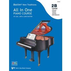 Bastien New Traditions: All In One Piano Course Level 2B Neil A. Kjos Music Company Music Books for sale canada