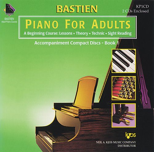 Bastien Piano For Adults, Book 1 (CD Only) Kjos (Neil A.) Music Co ,U.S. Music Books for sale canada