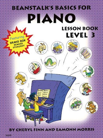Beanstalk's Basics for Piano, Lesson Book, Book 3 Default Hal Leonard Corporation Music Books for sale canada