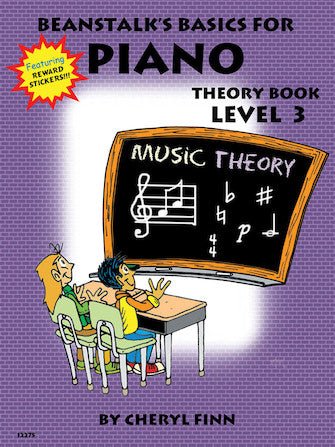 Beanstalk's Basics for Piano, Theory, Book 3 Default Hal Leonard Corporation Music Books for sale canada