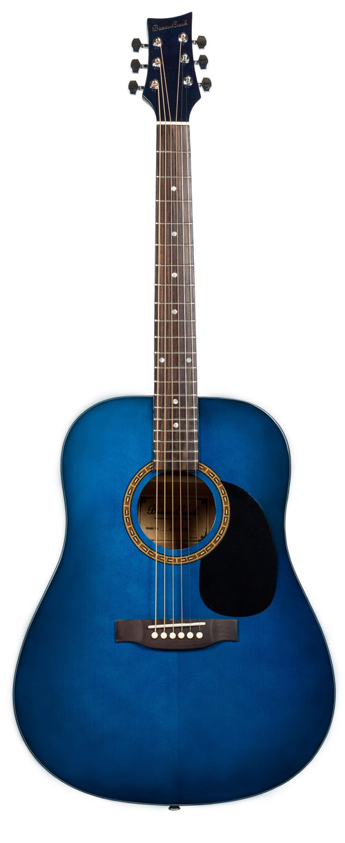 Beaver Creek BCTD101 Dreadnought Acoustic Guitar Trans Blue Beaver Creek Guitar for sale canada