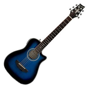BeaverCreek BCRB501CE Travel Size Acoustic-Electric Guitar Blueburst BeaverCreek Guitar for sale canada