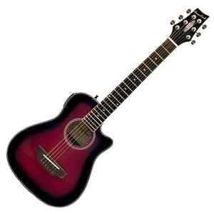BeaverCreek BCRB501CE Travel Size Acoustic-Electric Guitar Redburst BeaverCreek Guitar for sale canada
