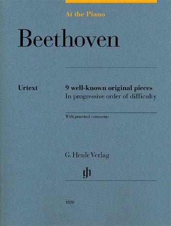 Beethoven, At The Piano, 9 Well-Known original Pieces Hal Leonard Corporation Music Books for sale canada