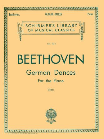 Beethoven, German Dances for Piano Default Hal Leonard Corporation Music Books for sale canada