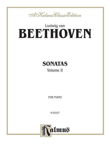 Beethoven, Sonatas (Urtext), Volume II Alfred Music Publishing Music Books for sale canada