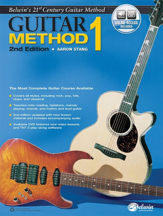 Belwin's 21 Century Guitar Method, Level 1, Book & Online Audio Alfred Music Publishing Music Books for sale canada